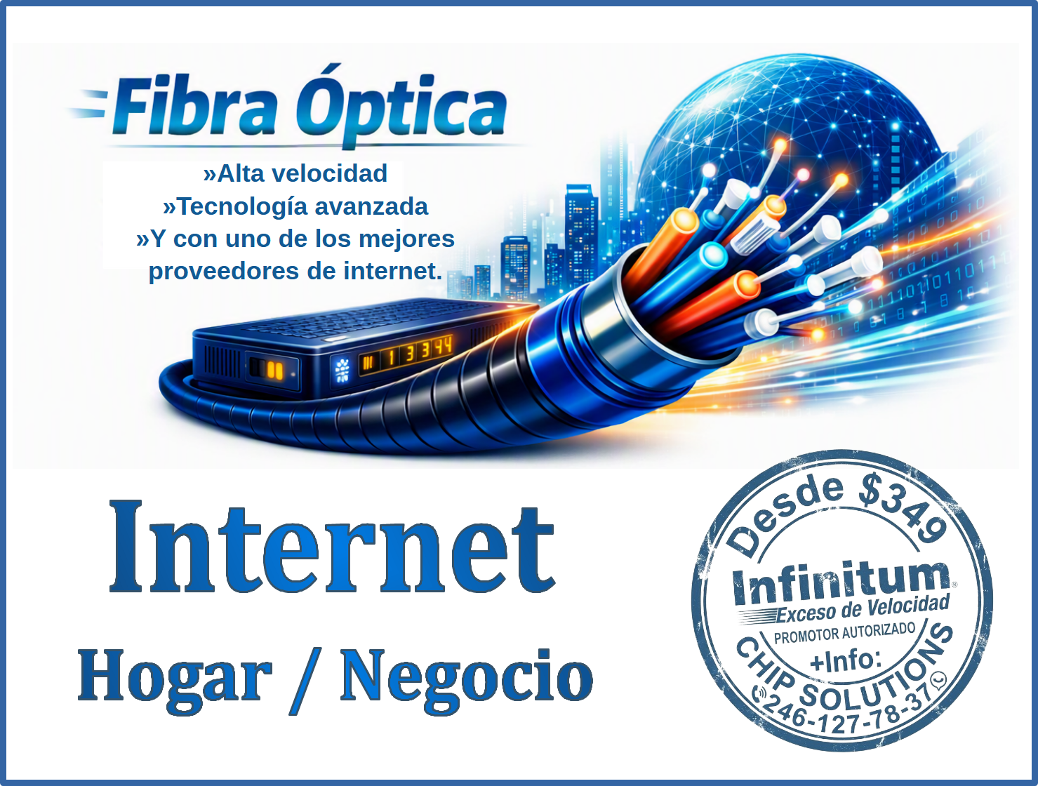 Arte visual Fibra Óptica